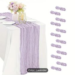 Elegant Lilac table runners