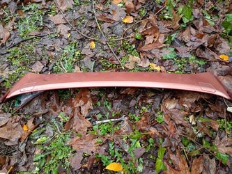 Honda Fit Jazz Sport Orange Metallic Rear Tailgate Spoiler Wing