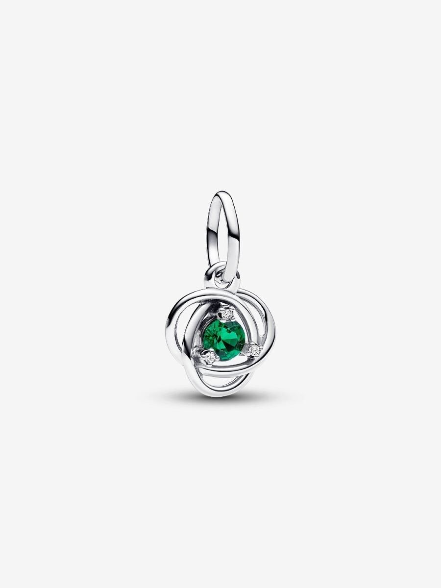 Pandora May Royal Green Eternity Circle Dangle Charmf