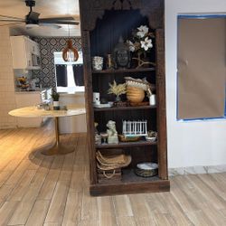 Teak Wood Antique Shelving 