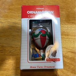 Hot air balloon motorized Ornament $7