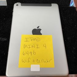 Ok Sale IPad Mini 4 64gb WiFi + Cellular 