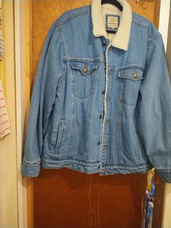 Men's victory outfitters size XXL denim jacket