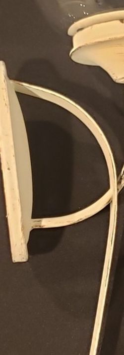 Sconces metal/ White Wash