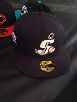 Navy Blue Stockton Ports Cap 7/3/8
