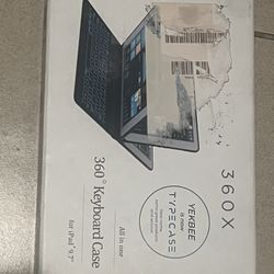 TYPECASE Yekbee 360X All In One 360 Degree Keyboard Case iPad 9.7" Black KB201N