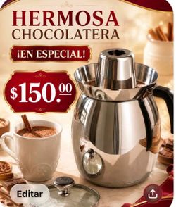 Chocolatera de Princess house