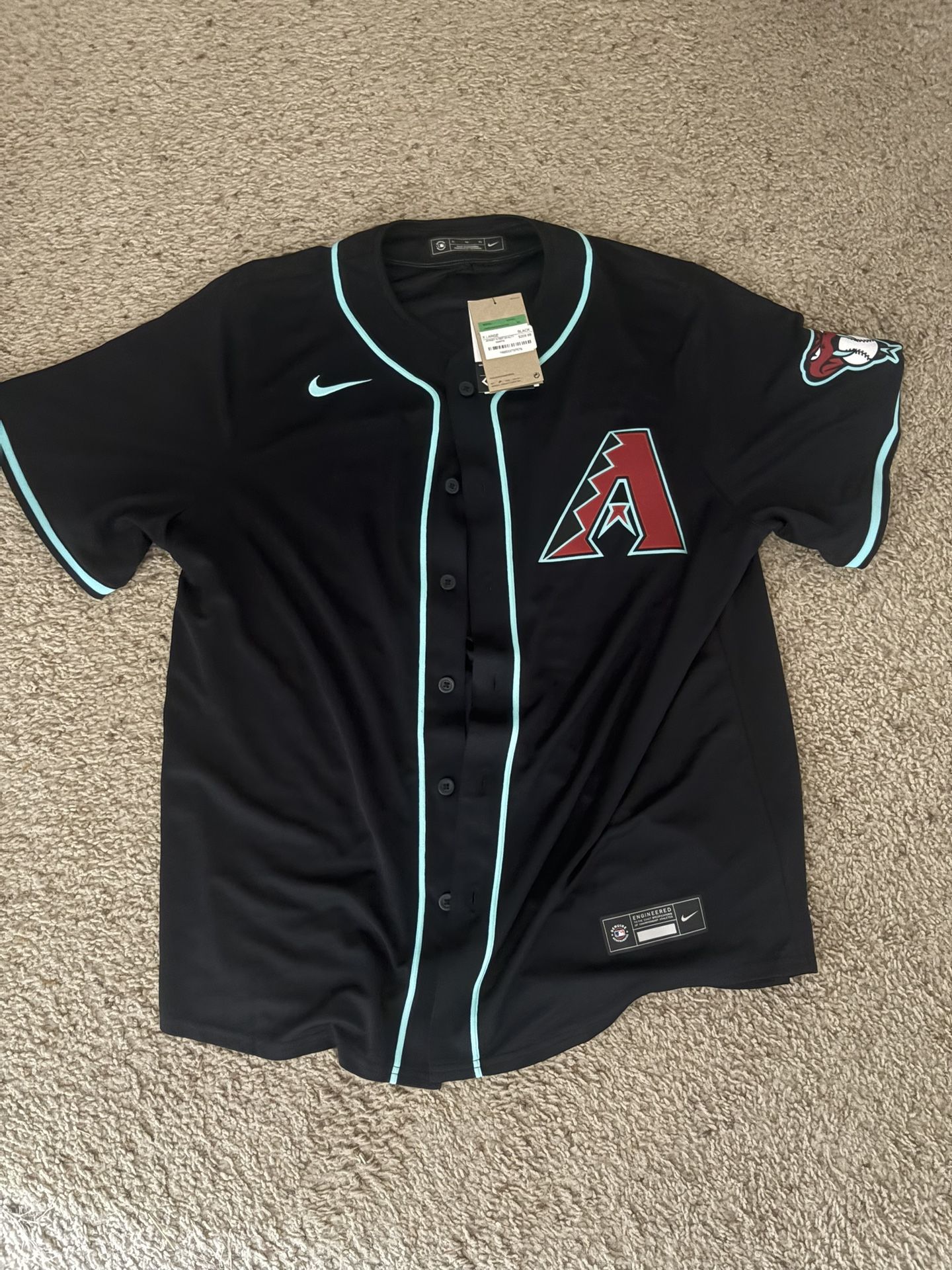 Men's Arizona Diamondbacks Ketel Marte Nike Black Jersey