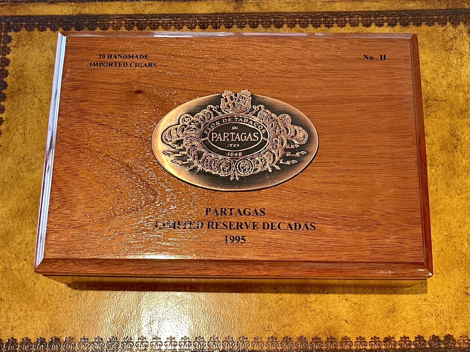 Cigar Box - Partagas Limited Reserve Decadas 1995 No. 11