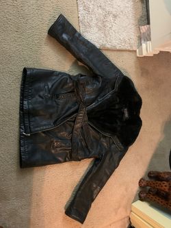 Wilson’s leather coat. Men’s large