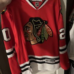 Saad Blackhawks Jersey Size Medium 