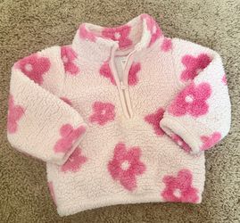 Fleece teddy for baby girl
