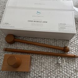 Wooden Crib Mobile Arm (Acorn)