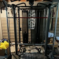 Inspire Fitness SCS Smith Machine + Weights + Olympic Bar + Bands 