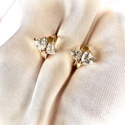 Pair Of Hearts Earrings 