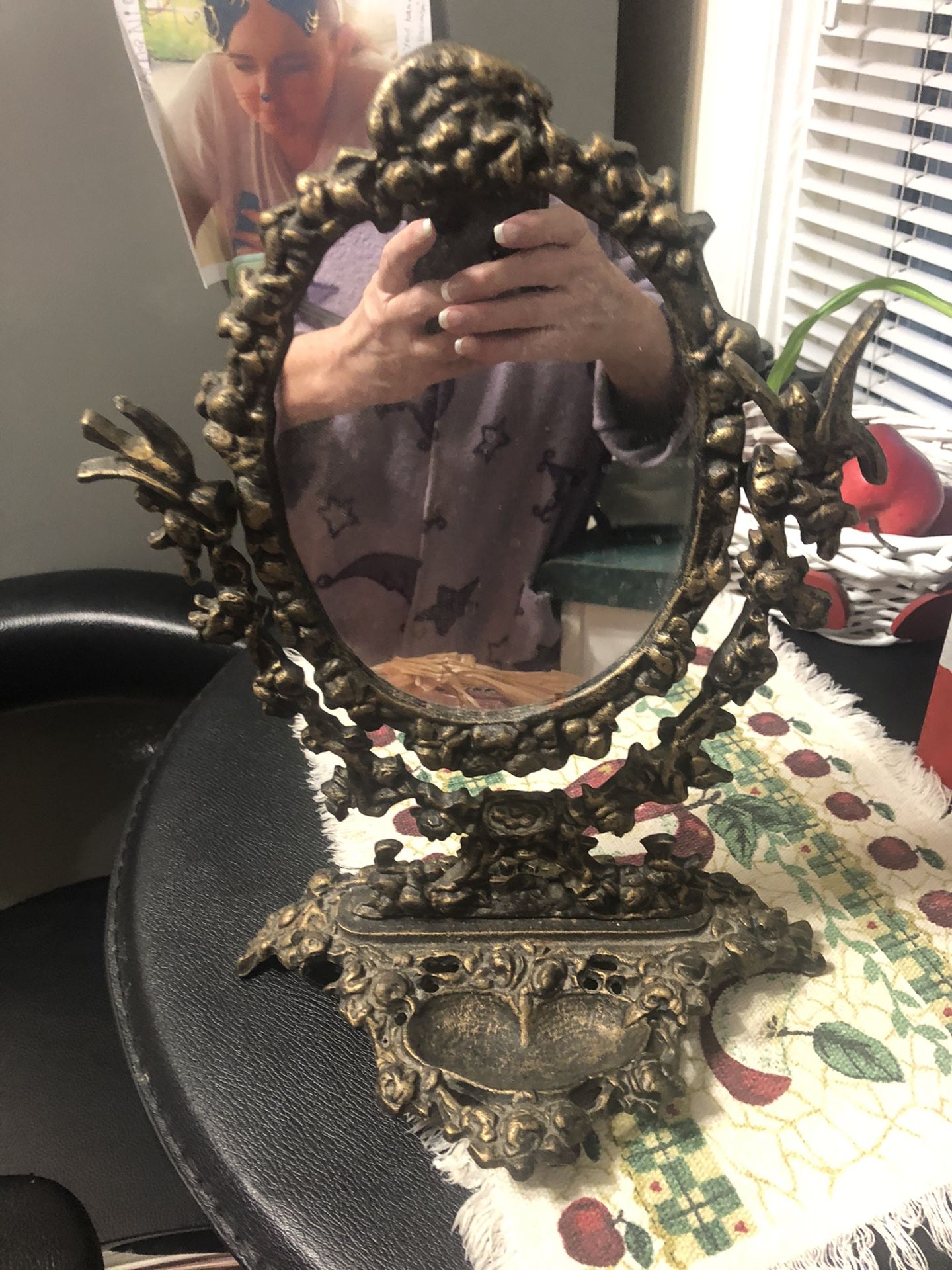 Beautiful Brass Mirror