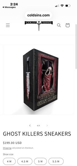 COLDSINS GHOST KILLERS Size 13 Men’s. Please Read The Description!!!!! Pre Order