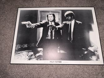 Pulp Fiction Framed Movie Poster