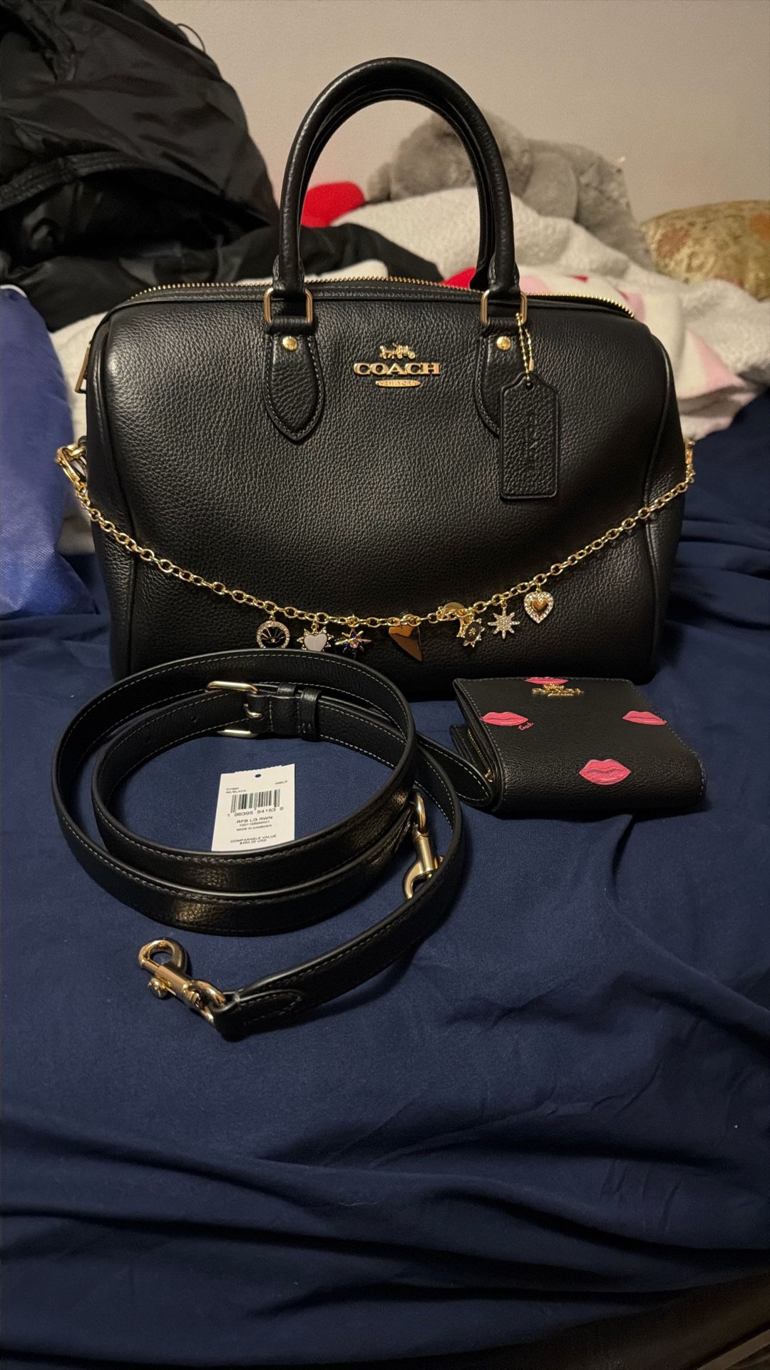 Large Coach Rowan W/ Wallet & Charm
