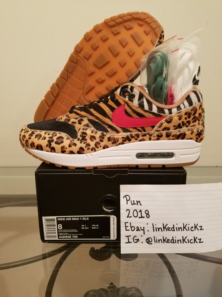 Size 8 Nike Air Max Atmos "Animal Pack 2.0"!!!!