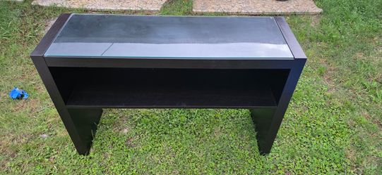 Wooden Glass Top Table