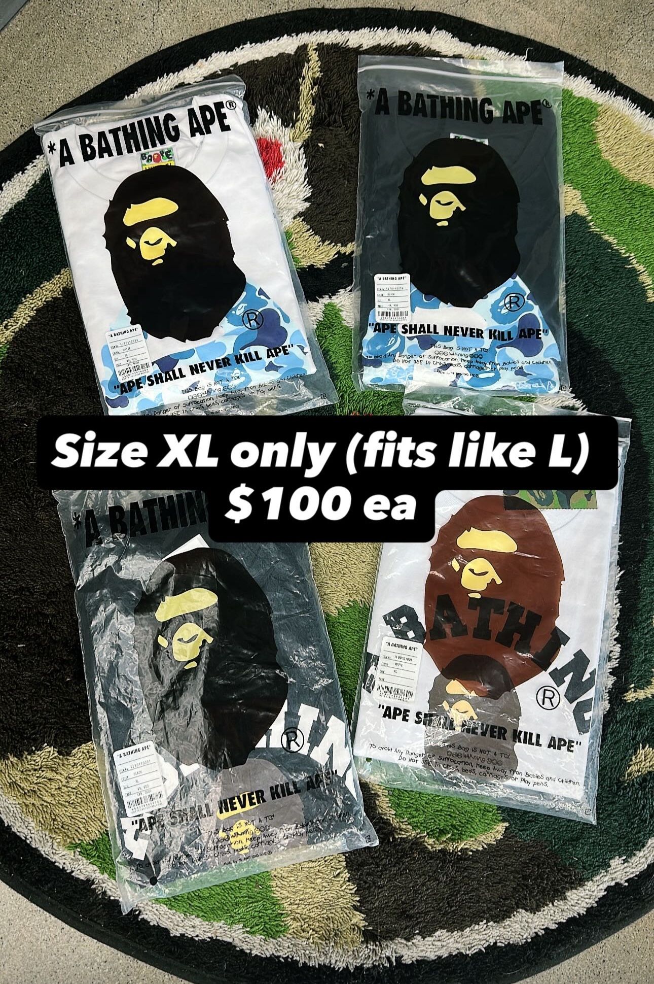 Bape Tees