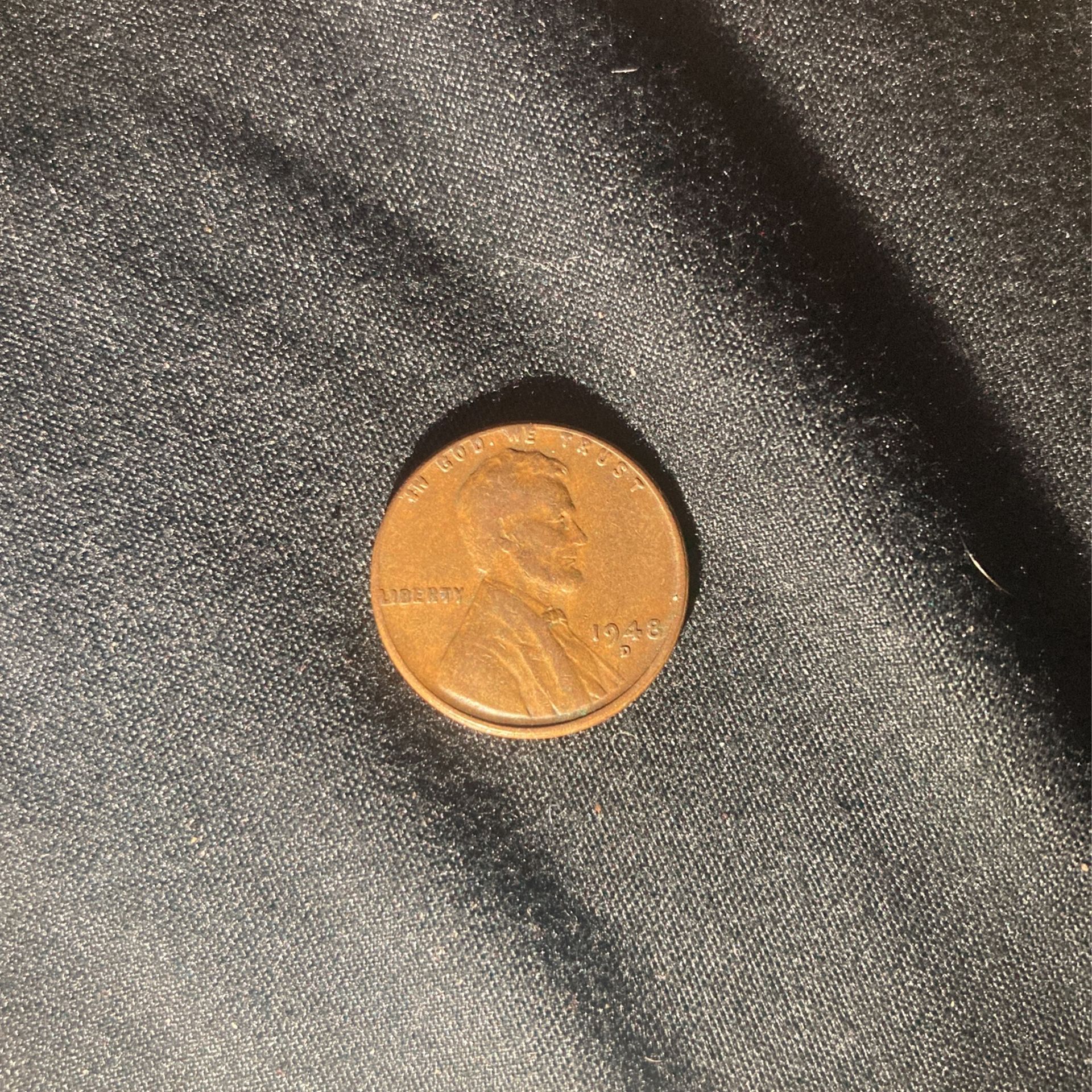 1948 Denver Mint Mark Penney