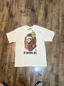 Bape tee with sneak print logo