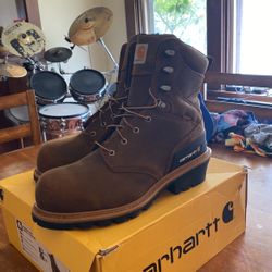 Carhartt logger outlet boots