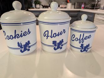Mickey Mouse Collectable Canister Set