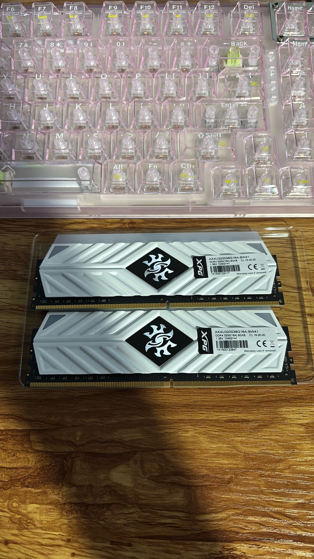 8GB DDR4 ram x 2