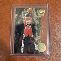 Michael Jordan 1998-99 UD Century Legends Most Memorable Shots Holofoil #MJ2