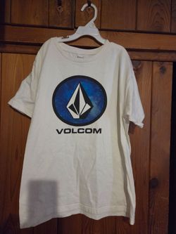 Vulcan white Shirt with blue emblem child's XL