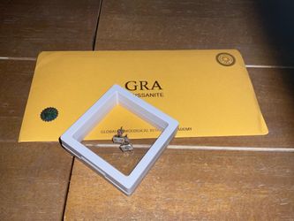 Emerald Cut Moissanite Studs