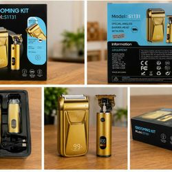Grooming Kit Model S1131 - Brand New USB Rechargeable Shaver & Trimmer

