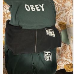 Obey Hoodies x3