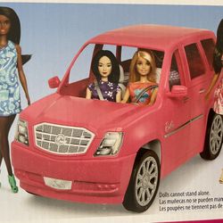 Barbie Limo Party Set Playset with 4 Dolls and Limo Vehicle - Brand New 