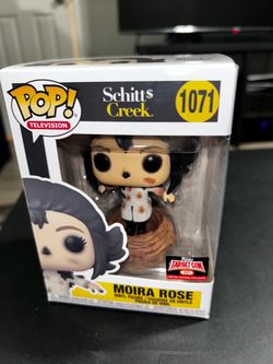 Pop figurine Moira as crow from Schitt’s Creek