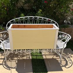 Painted Cedar Planter