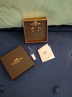Coach Rose gold Earrings