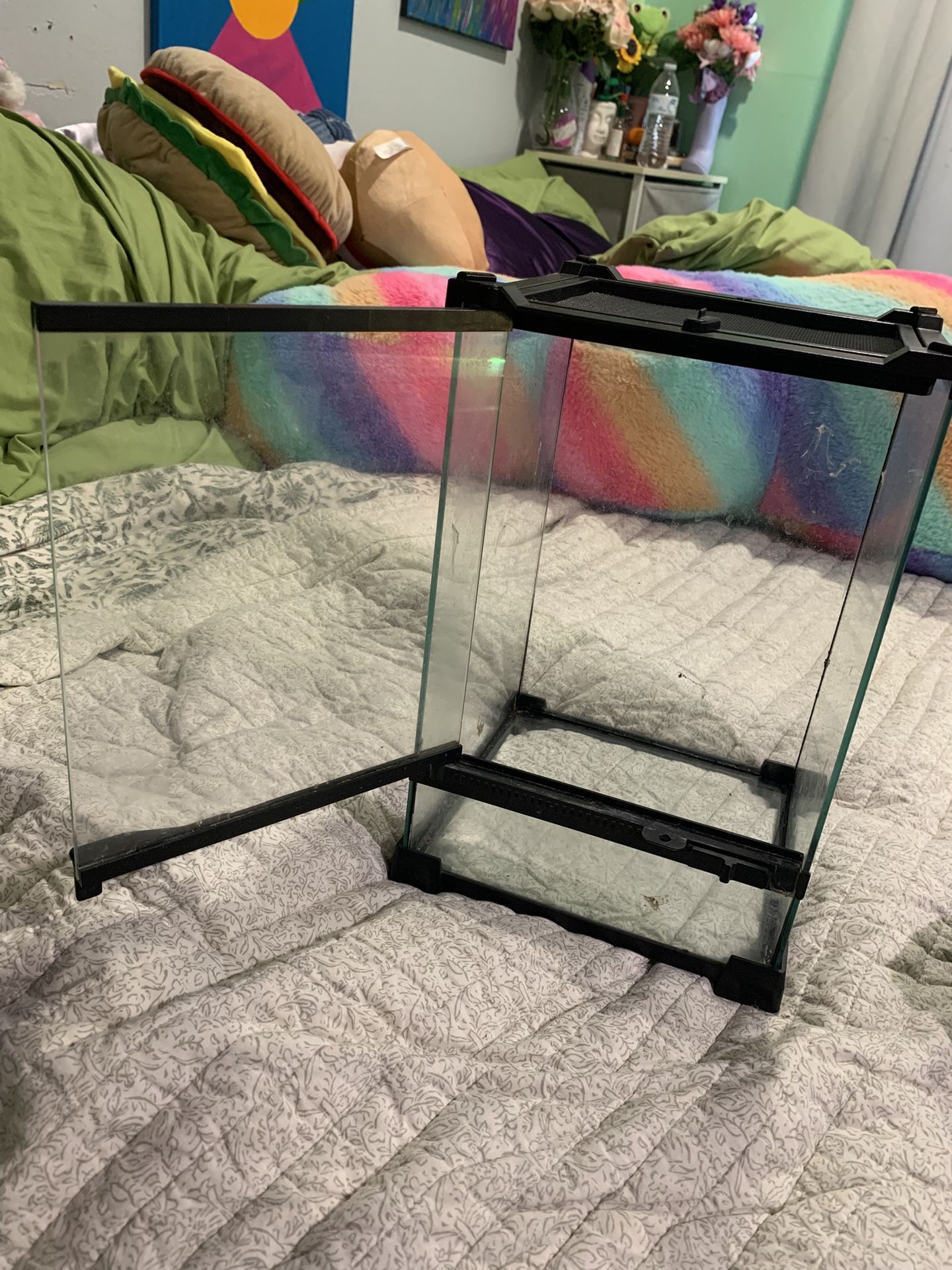 Small Frog/reptile Front Opening Tank
