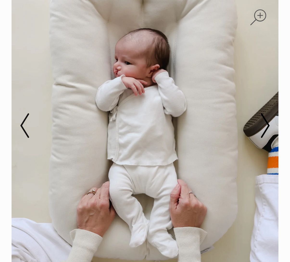 Snuggle me infant Lounger Couch Pillow