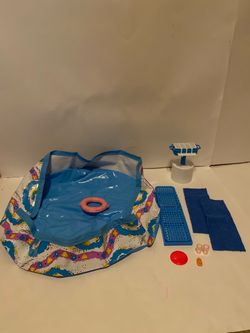 Vintage ‘80s Barbie Pool Party with accessories