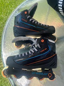 In line hockey goalie skates