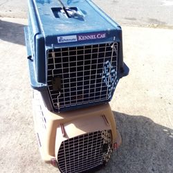 Dog Kennels Small Blue Brown+Gate