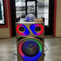 Party Speaker Brand New With Mic, Remote Works With USB & Bluetooth Cash Deal $139