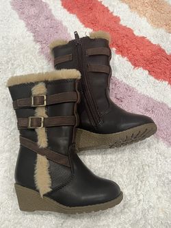 New! Baby Girls Boots Size 6