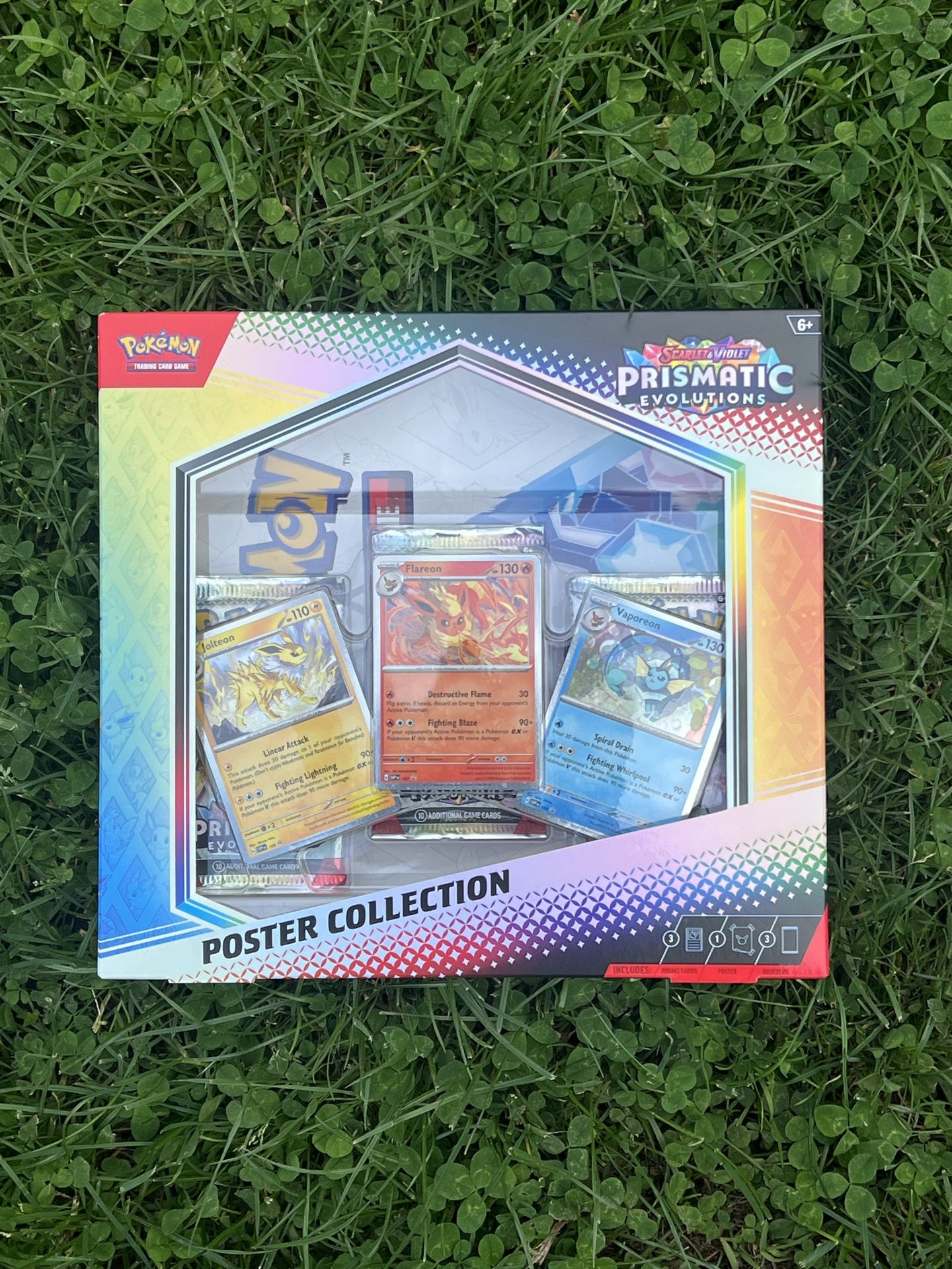 Pokemon Scarlet & Violet Prismatic Evolutions Poster Collection NEW SEALED