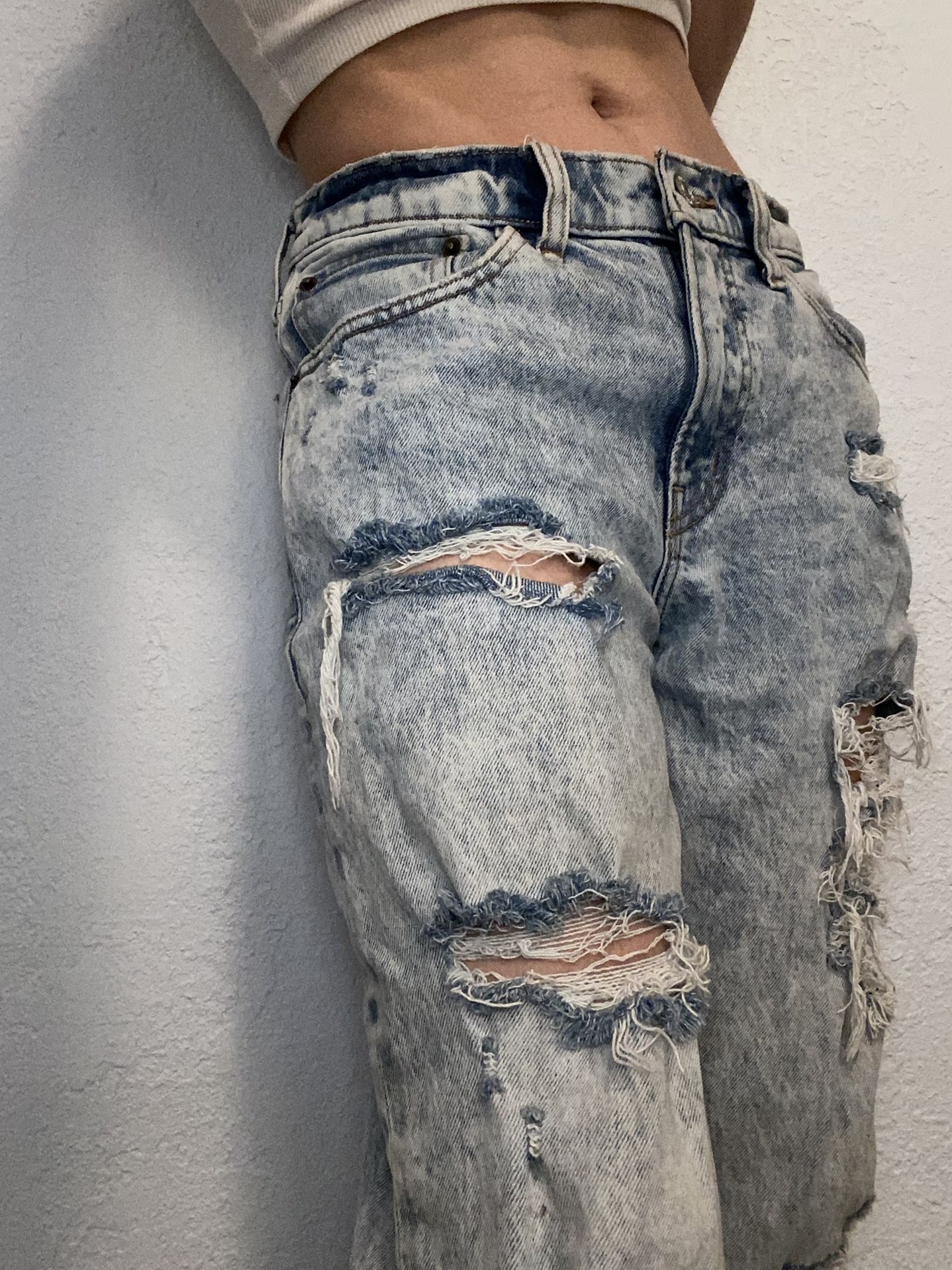 Abercrombie & Fitch The Boyfriend Mid Rise