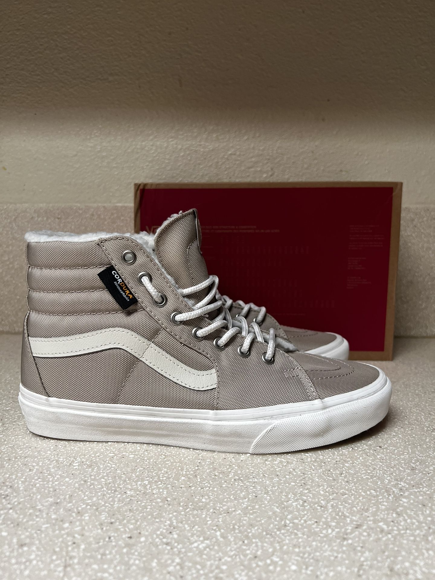 Vans 'sk8 hi' Cordura Sherpa Sneaker Sz Mens Womens